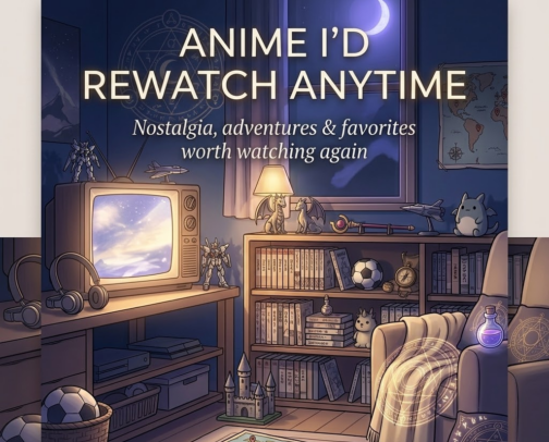 Anime I'd Rewatch Anytime cover photo collage