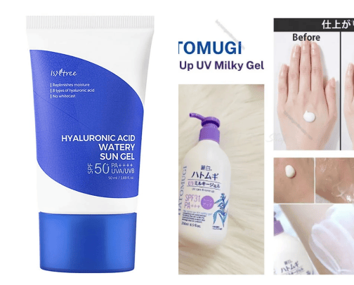 sunscreens that don't leave a white cast! cover photo collage