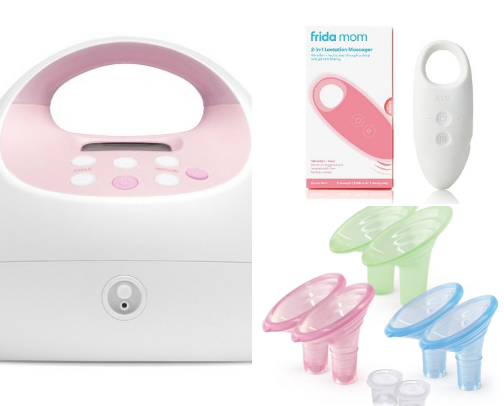 Elastic tissue + exclusive pumping must-haves cover photo collage