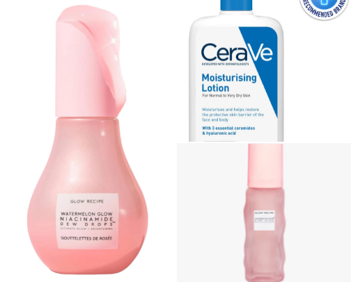 Skincare/Skin prep for Dewy makeup 🫧 cover photo collage