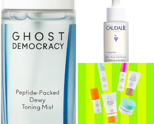 Clean girl skincare routine cover photo collage