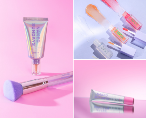 Sunscreen cover photo collage