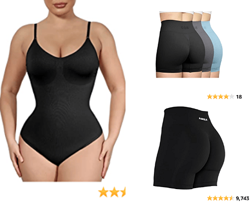Shapewear-Activewear-Clothing cover photo collage