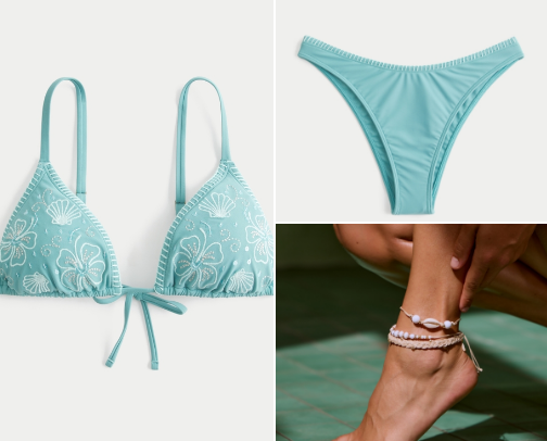 Cute Summer Bathing Suits cover photo collage