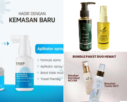 Hair Care cover photo collage