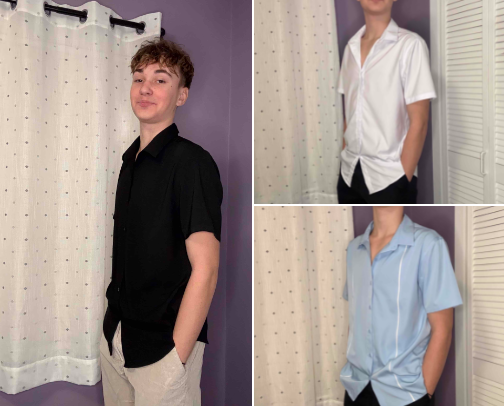 Men’s clothes cover photo collage