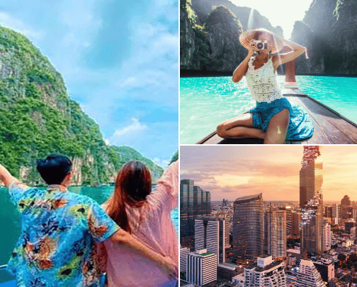 thailand tours 🇹🇭 cover photo collage
