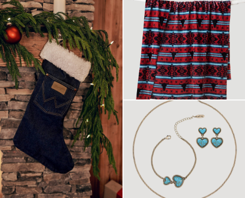 Wrangler STOCKING STUFFERS for him/her cover photo collage