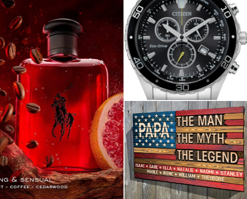Gift Ideas For Him cover photo collage