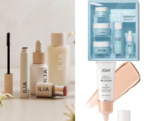 My favorite makeup for acne prone skin! cover photo collage