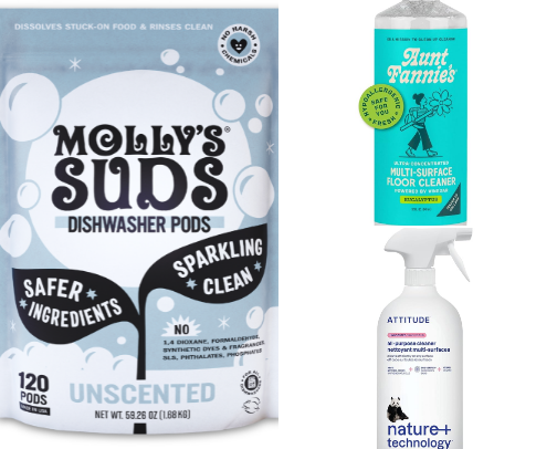 Lower Tox Home Cleaning Supplies cover photo collage