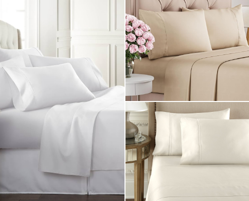 Top-Selling Bed Sheets cover photo collage