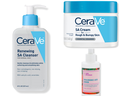 my skincare routine! cover photo collage