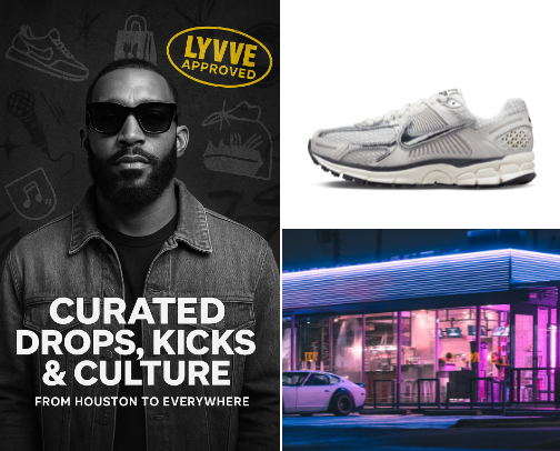 Houston Heat + Hype Picks: "Drops, Kicks and Local Hits” cover photo collage