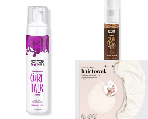 Lightweight Curly Hair Faves for Fine Hair! cover photo collage
