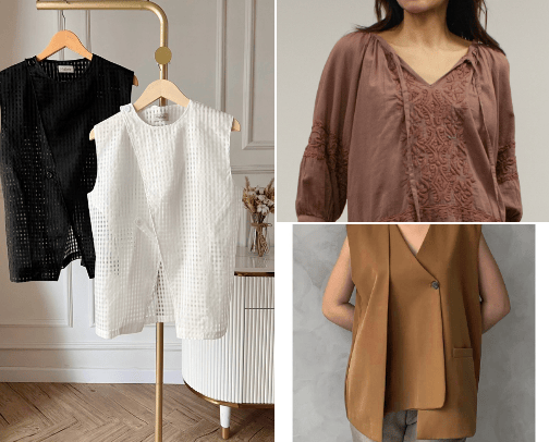 Baju Atasan Wanita cover photo collage