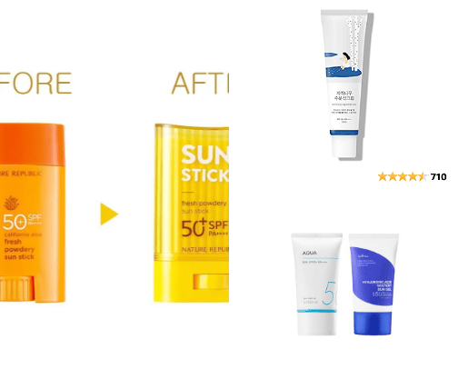 Viral Sun Screen🧴 cover photo collage