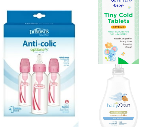 Must haves for the babies cover photo collage