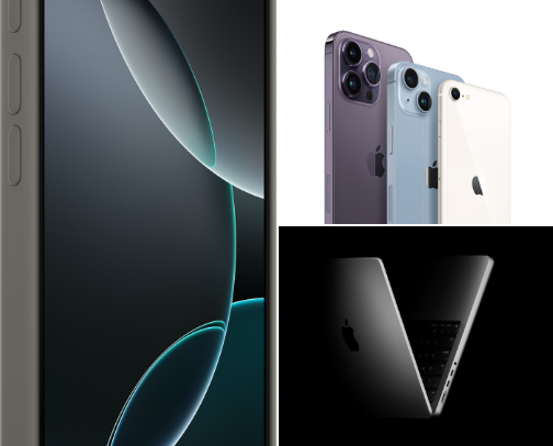 Extraordinary Istore devices and essentials📱💻 cover photo collage