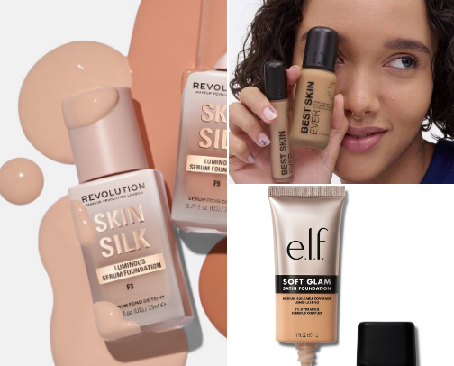 My best base make up products for everyday use and long wear ✨💗 cover photo collage