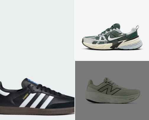 Men's shoe's choice cover photo collage