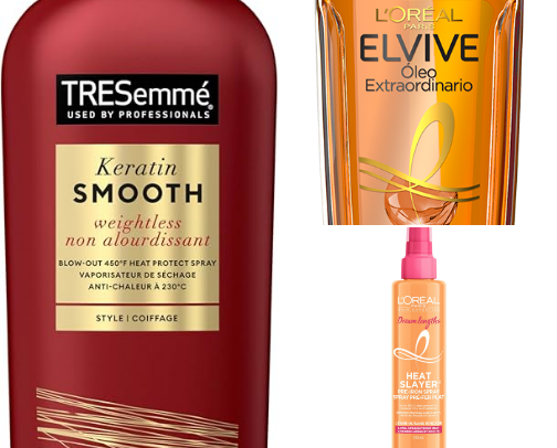 Haircare (Heat Protection) 🔥 cover photo collage