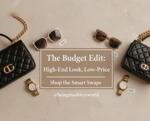 Label Lookalikes- Boujee Meets Budget cover photo collage
