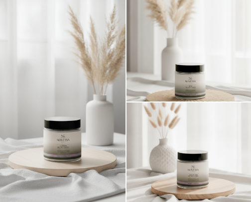 Nuvessa Soy Wax Candles for Cosy Moments cover photo collage