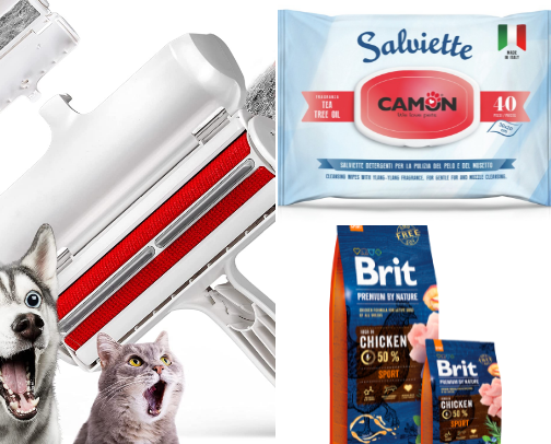 Favorite things for pets cover photo collage