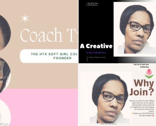 The HTX Soft Girl Collective cover photo collage