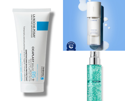 Skincare cover photo collage