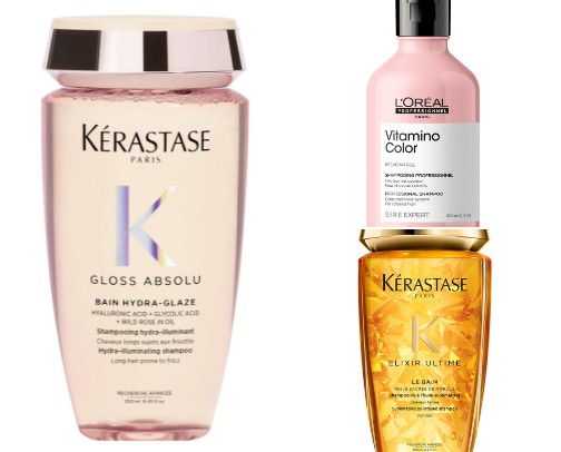 My hair care routine cover photo collage