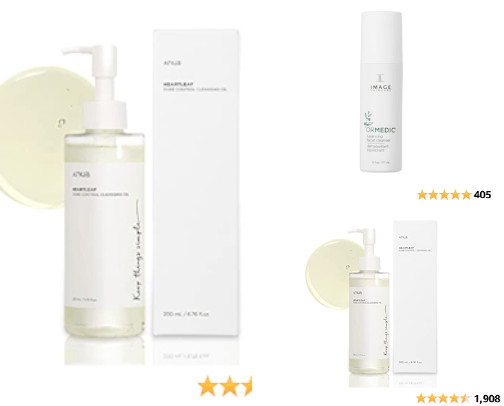 Korean cosmetic cover photo collage