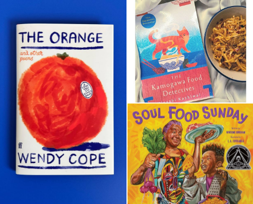 POV- top 25 books about food across genres ! cover photo collage