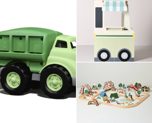 Toys and Other Kid finds cover photo collage