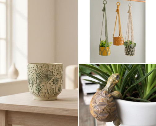 Plant pots I love! cover photo collage