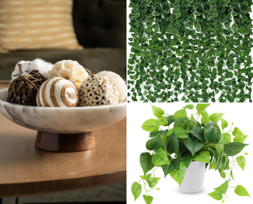 Home decorations🏠🕯️🏺 cover photo collage