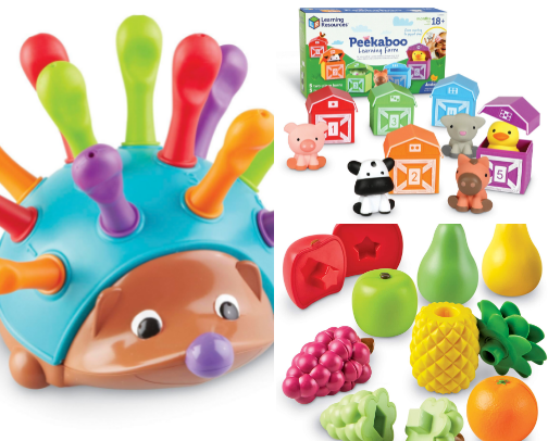 Fun toys and activities to promote fine motor skills ✏️✏️ cover photo collage