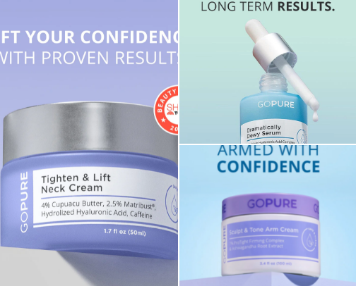 Must-Have Skincare Products- What I use to try and look and feel youthful! cover photo collage
