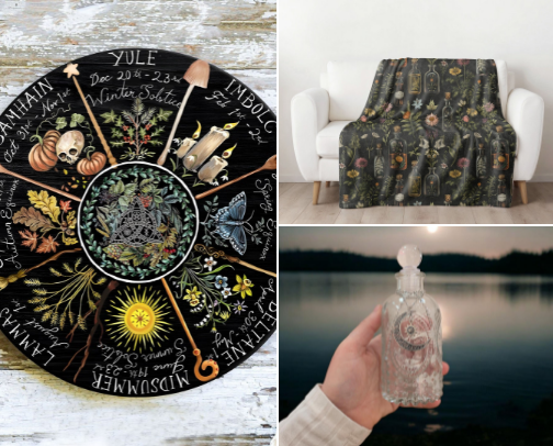 Witchy Finds: Magical Décor & Tools for Everyday Practice 🕯🌙 cover photo collage