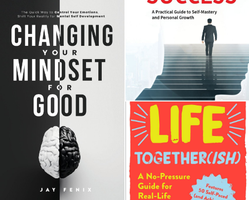 The Inner Wealth Collection: 16 Books for Mindset, Spiritual Growth & Self-Care cover photo collage
