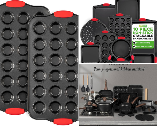 Kitchen Cook-Ware/Bake-Ware. cover photo collage