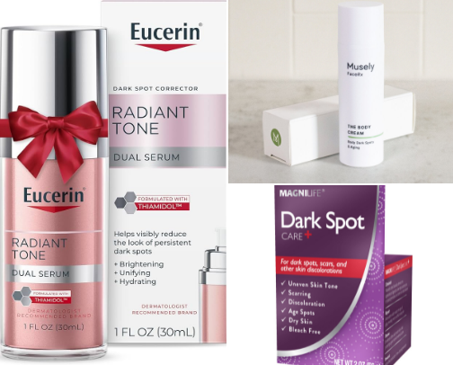 Dark Spot Correctors for The Body cover photo collage