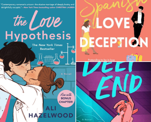 Romance books that are perfect for summer ☀️ cover photo collage