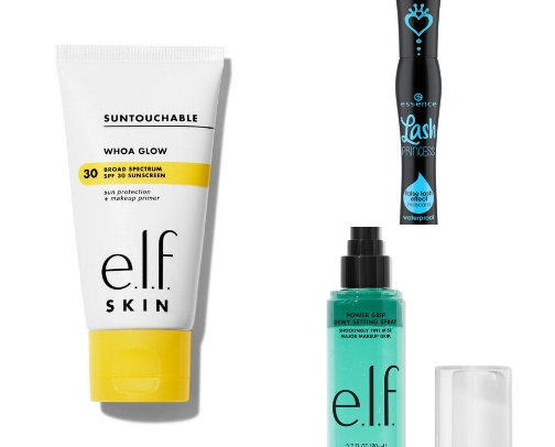 Products that are always in my makeup bag cover photo collage