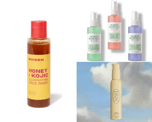 Cosplay skincare cover photo collage