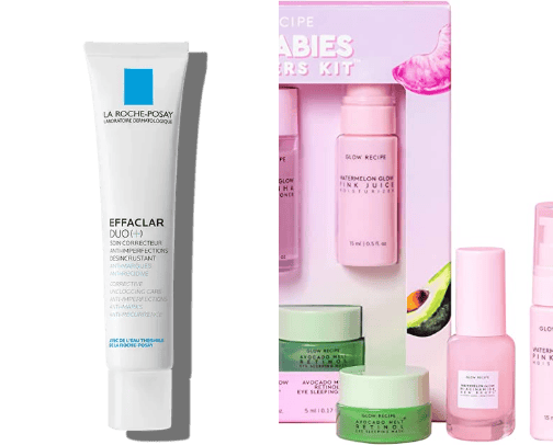 skincare cover photo collage