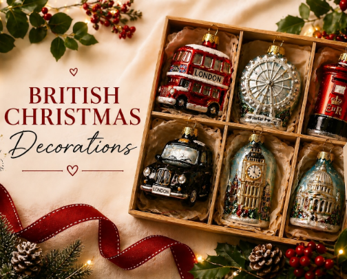 British Christmas Decorations I’d Actually Buy cover photo collage
