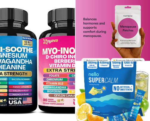 PCOS and Perimenopause Support cover photo collage