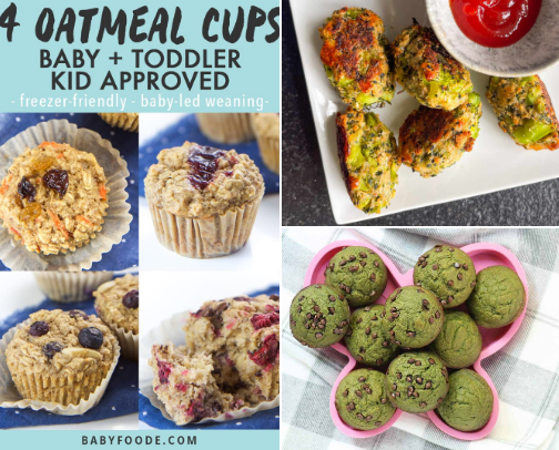 Yummy in their Tummies-- easy baby/toddler recipes cover photo collage
